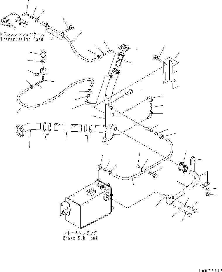 Part 460. BRAKE COOLING PIPING (TRANSMISSION TO BRAKE SYSTEM TANK) [H3511-05A0]