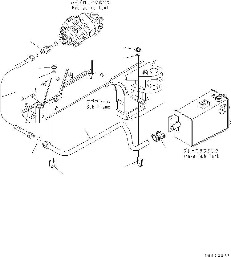 Part 570. BRAKE PIPING (BRAKE TANK TO PUMP) [H3540-01A0]