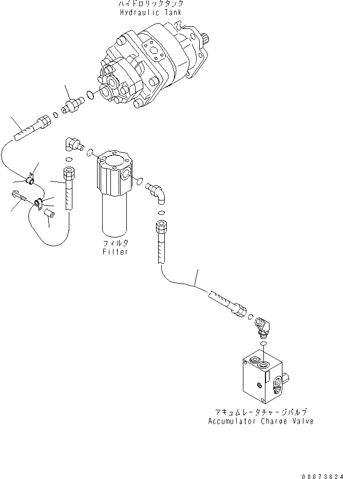 Part 580. BRAKE PIPING (PUMP TO CHARGE VALVE) [H3540-02A0]