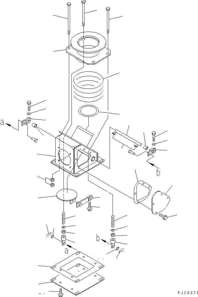 Part 140. EXHAUST BOX (INNER PARTS) [J3510-04A1]