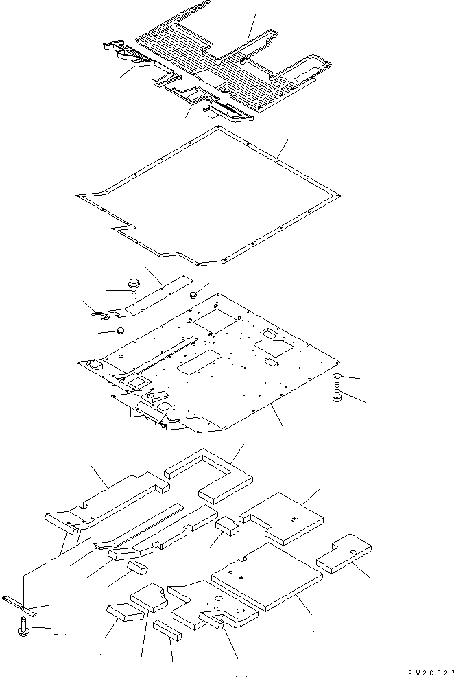 Part 400. FLOOR FRAME AND MAT [K3100-01A0]