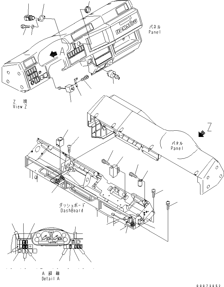 Part 500. CAB INSTRUMENT PANEL (ELECTRICAL SYSTEM) [K3210-03A0]