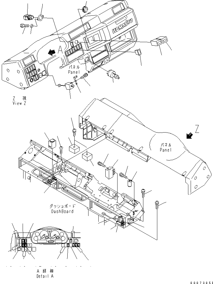 Part 510. CAB INSTRUMENT PANEL (ELECTRICAL SYSTEM WITH DUMP COUNTER) [K3210-03A1]