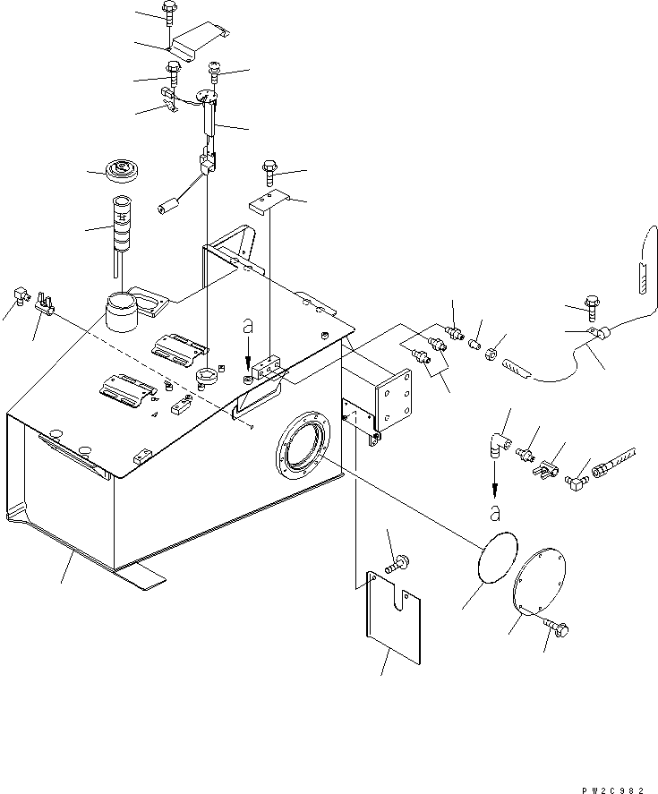 HM300TNR UEL TANK AND RELATED PARTS