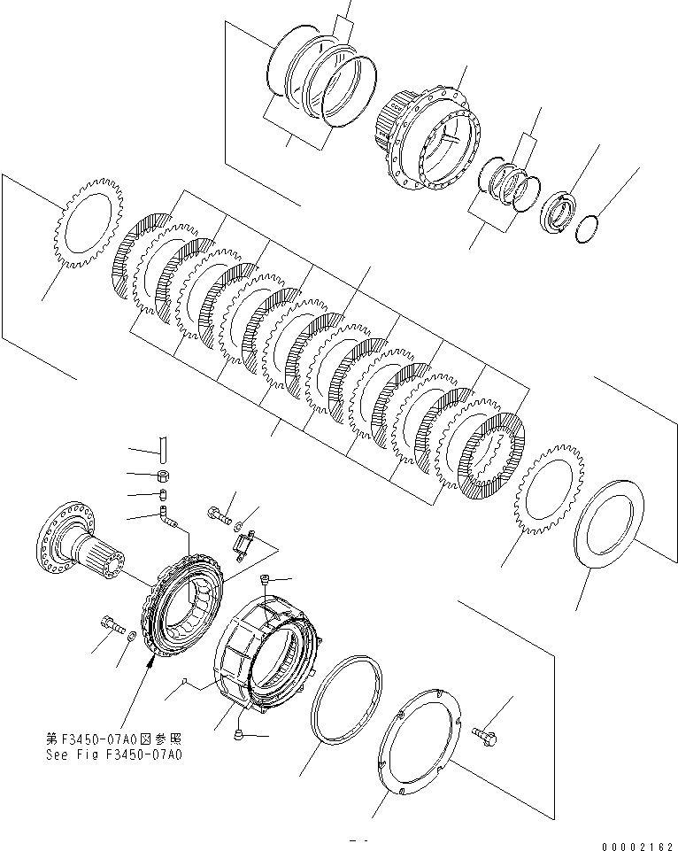 HM300TNR ENTER AXLE (HOUSING AND RELATED PARTS)