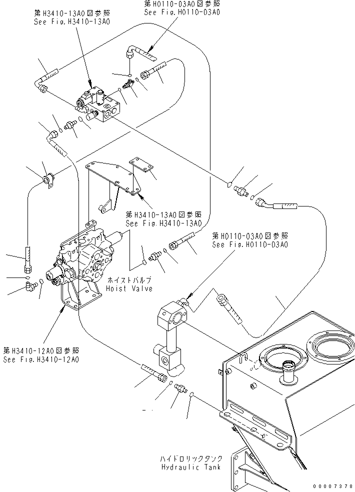 Part 300. HYDRAULIC PIPING (E.P.C. VALVE LINE¤ 2/2) [H3410-14A0]