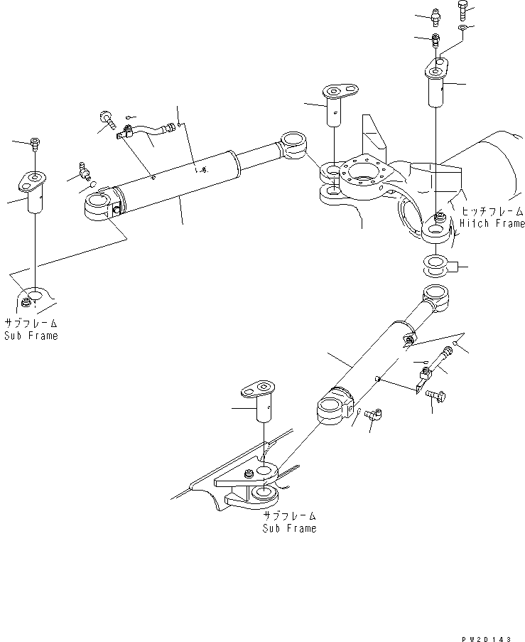 HM300TNR TEERING CYLINDER AND PIPING