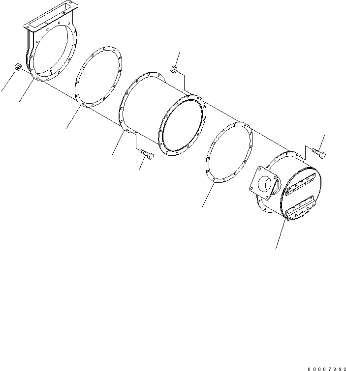 Part 140. EXHAUST BOX (INNER PARTS) [J3510-04A0]