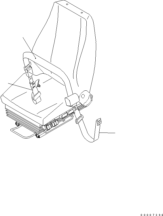 Part 20. OPERATOR'S SEAT (SEAT BELT 56MM) [K0110-02A0]