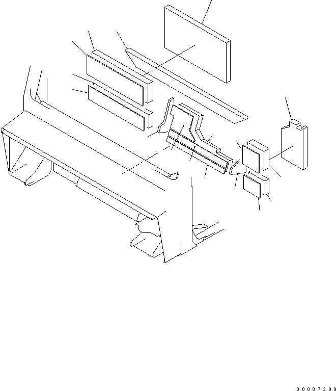 Part 140. OPERATOR'S CAB (NOISE PROOFING SHEET¤ 1/2) [K0200-12A0]