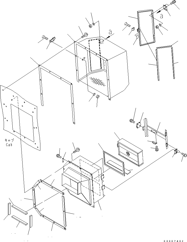 Part 210. OPERATOR'S CAB (AIR CONDITIONER FILTER) [K0200-19A0]