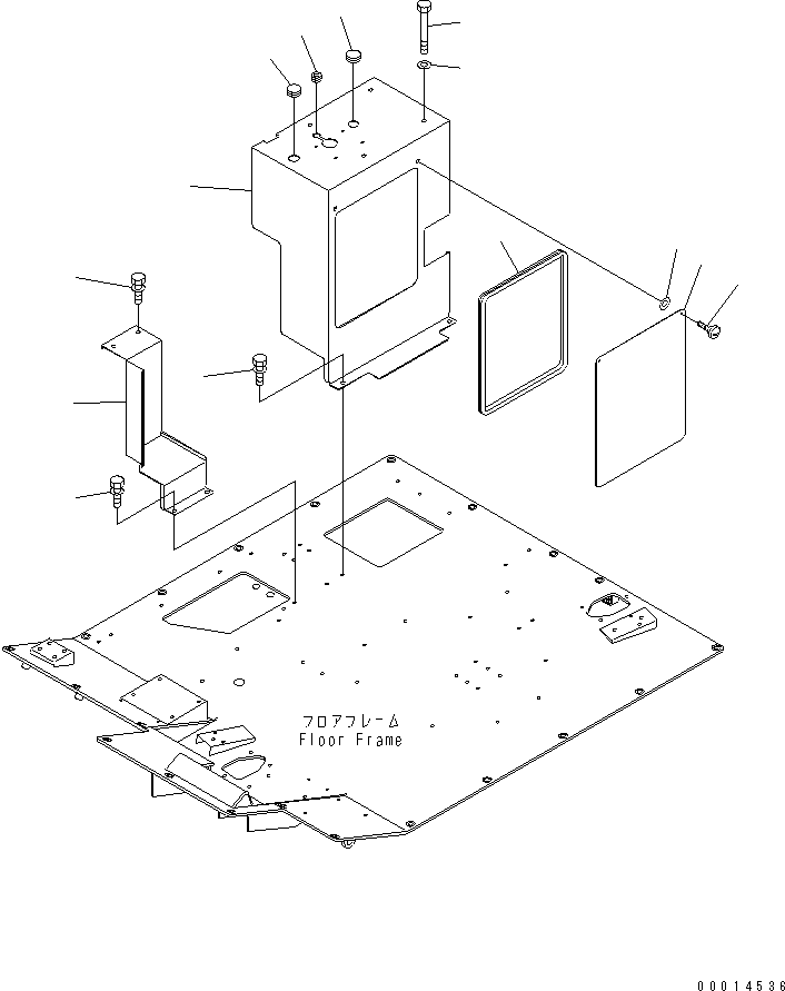 Part 610. FLOOR (AIR CONDITIONER COVER) [K4010-01A0]