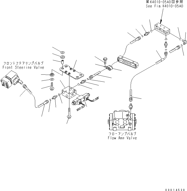 Part 660. FLOOR (STEERING VALVE PIPING 5/8) [K4010-06A0]