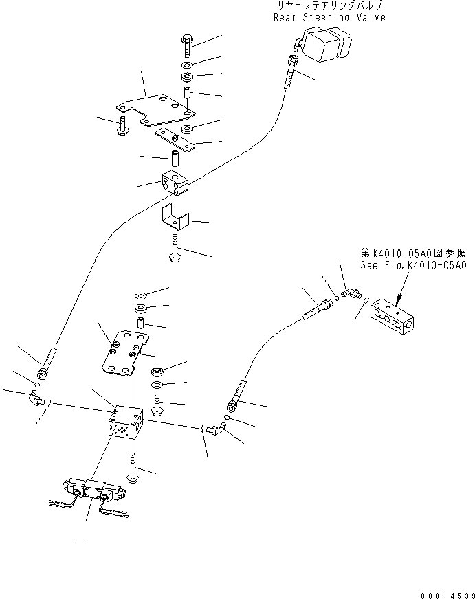 Part 670. FLOOR (STEERING VALVE PIPING 6/8) [K4010-07A0]