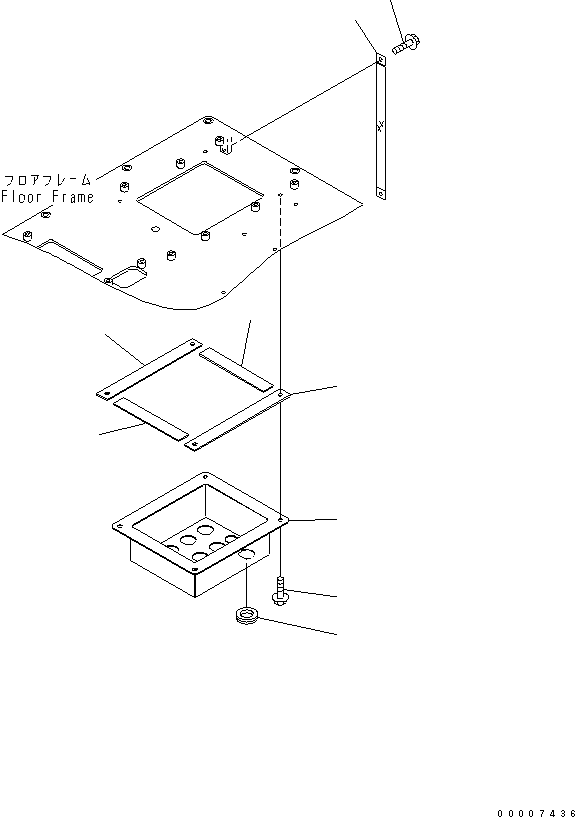 Part 740. FLOOR (CAB FLOOR COVER) [K4010-14A0]