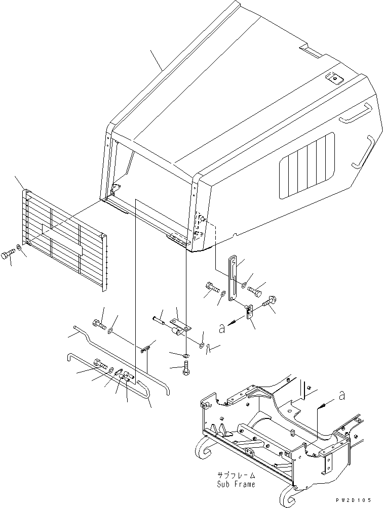 HM300TNR NGINE HOOD AND RELATED PARTS (1/2)