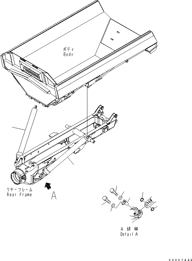 HM300TNR OIST CYLINDER AND MOUNTING PARTS