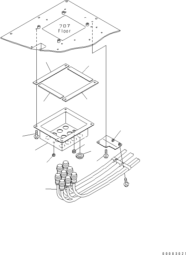 Part 70. FRONT FRAME ELECTRICAL (CAB FLOOR COVER) [E0200-02A0]