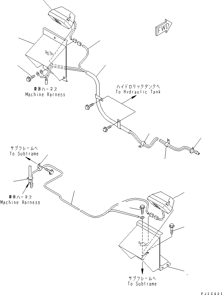 HM350-0E @@2C832@ AMP (SIDE LAMP)