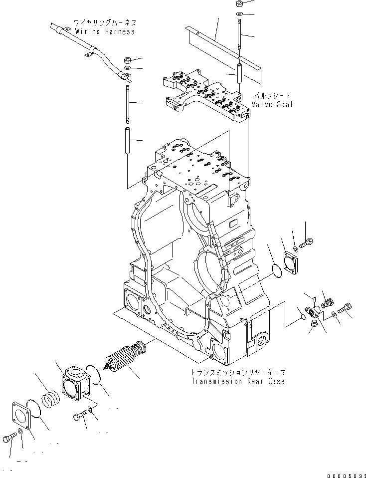 HM350-0E 00005892 RANSMISSION (ACCESSORY) (1/2)