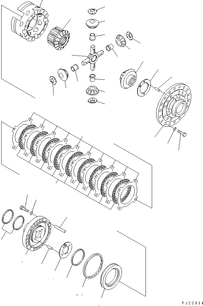 Part 310. CENTER AXLE (DIFFERENTIAL LOCK) [F3450-02A0]