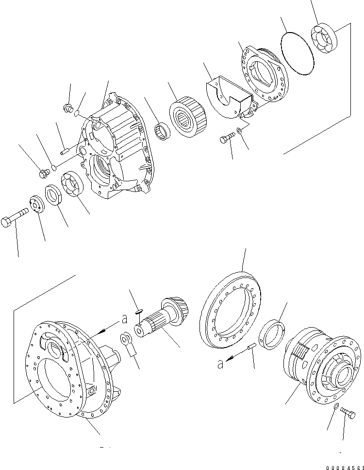 Part 320. CENTER AXLE (PINION AND CAGE) [F3450-03A0]