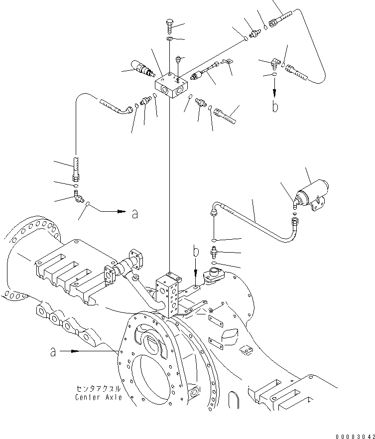 Part 410. CENTER BRAKE COOLING (DIFFERENTIAL LOCK LINE) [F3456-02A0]