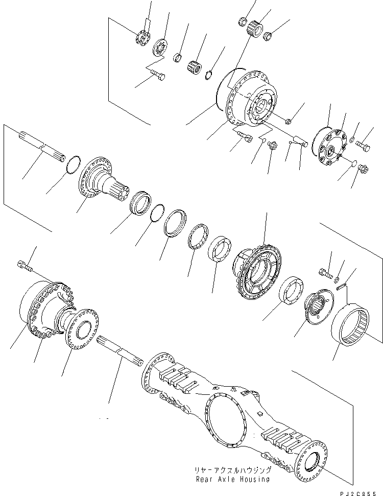 Part 460. REAR AXLE (FINAL DRIVE) [F3560-04A0]