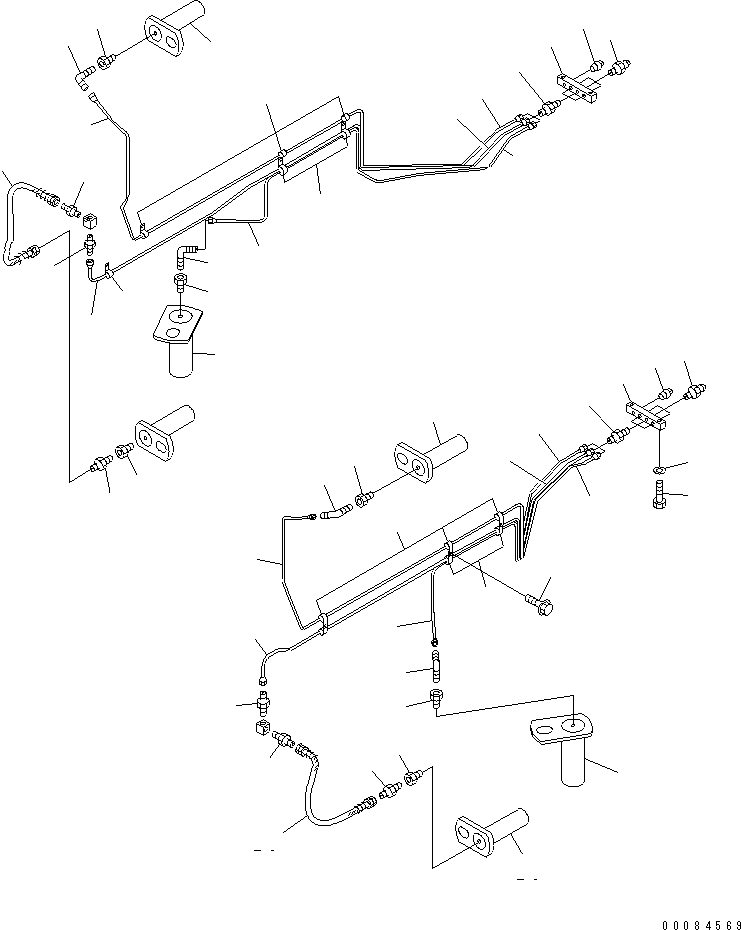 HM350-0E 00084569 UBRICATION (FRONT FRAME)