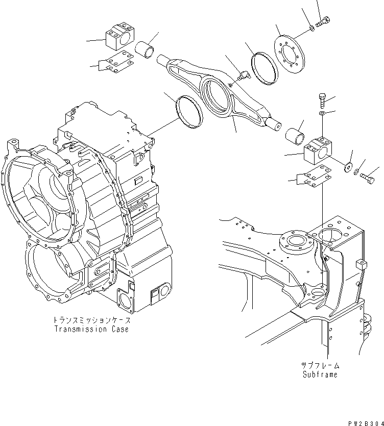 HM350-0E @@2B304@ RANSMISSION (MOUNTING)