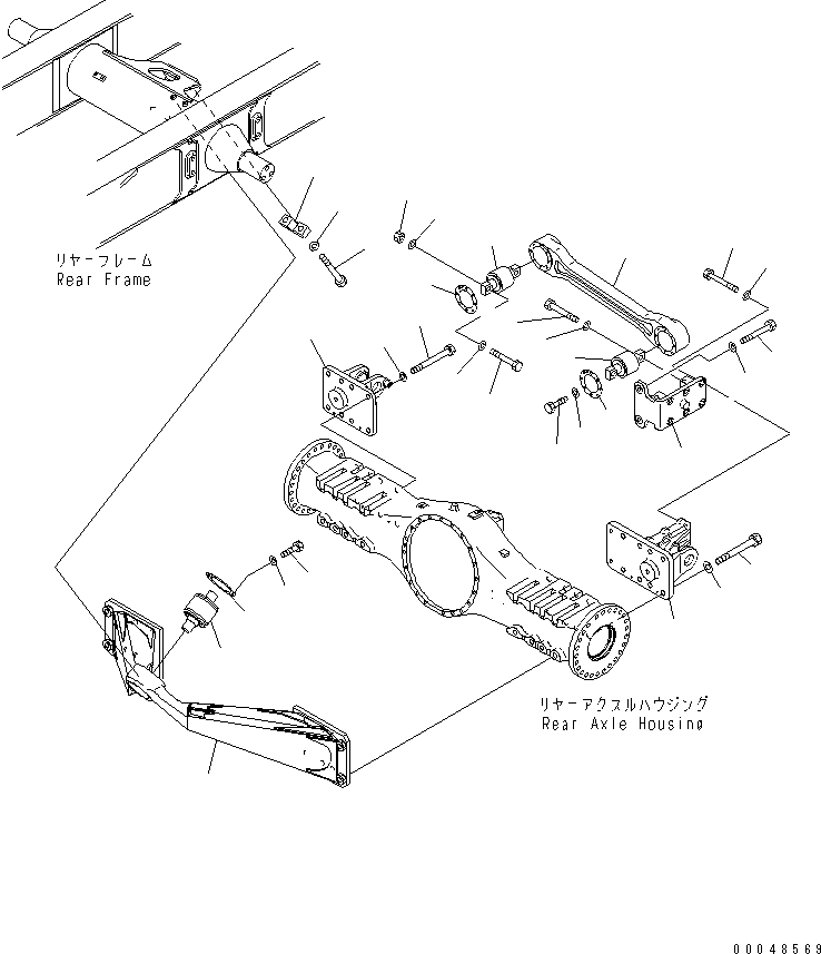 Part 530. REAR AXLE SUPPORT [F3860-01A0]