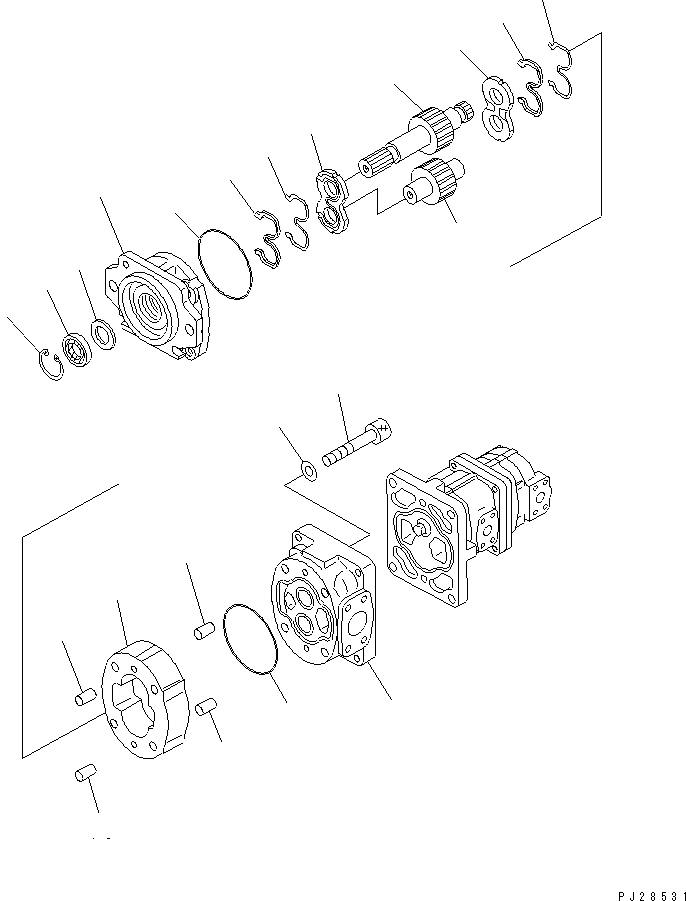 Part 90. PUMP ASSEMBLY (SAR80+80+8) (1/3) [H0210-01B0]