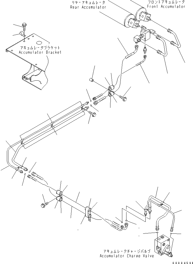 Part 680. HYDRAULIC PIPING (ACCUMULATOR TO CHARGE VALVE) [H3530-04A0]