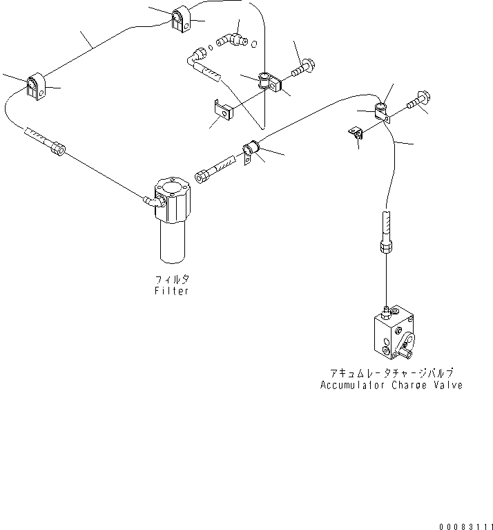 Part 710. BRAKE PIPING (PUMP TO CHARGE VALVE) [H3540-01A0]