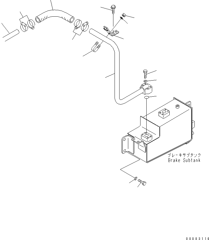 Part 750. BRAKE PIPING (BRAKE TANK TO PUMP) [H3540-05A0]