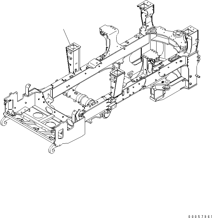 HM350-0E 00057961 RONT FRAME