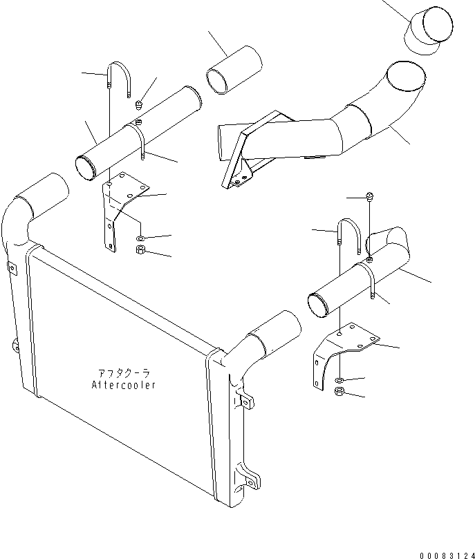 HM350-0E 00083124 IR INTAKE PIPING