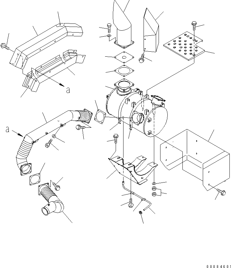 Part 120. EXHAUST PIPING (BODY HEATING) (1/2) [J3510-01A1]