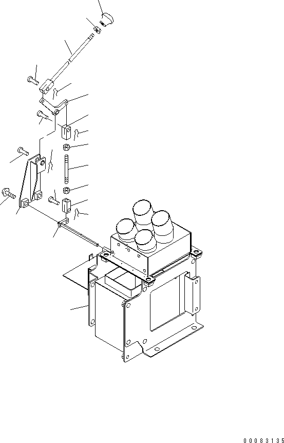 Part 380. AIR CONDITIONER (CAB HEATER) (HEATER BOX LEVER) [K0710-06A1]