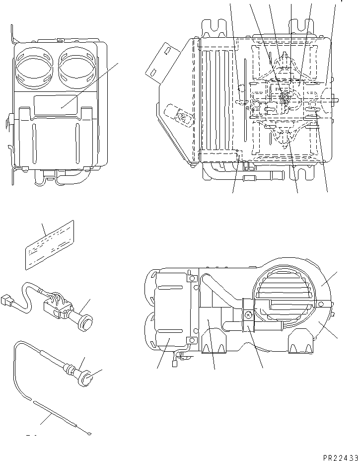 Part 430. AIR CONDITIONER CAB HEATER (INNER PARTS) [K0710-51A1]