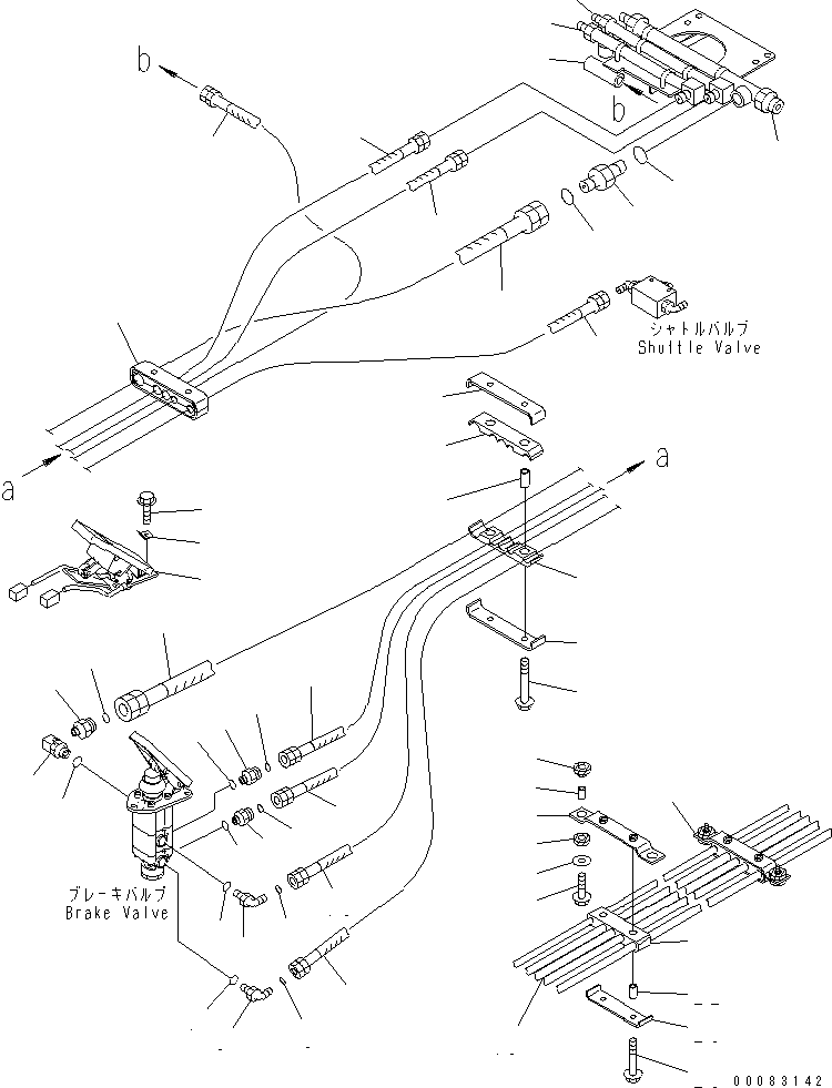 Part 490. FLOOR (BRAKE VALVE PIPING) [K3100-03A0]