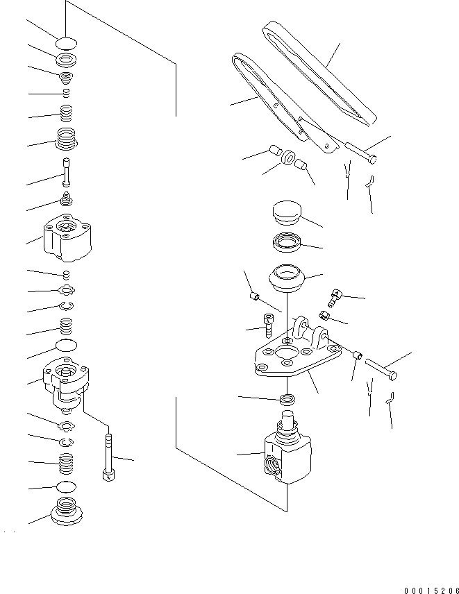 Part 500. FLOOR (BRAKE VALVE) (INNER PARTS) [K3100-04A0]