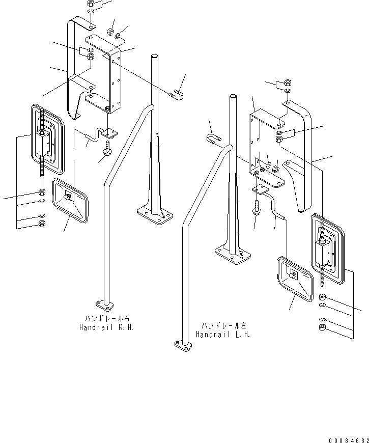 HM350-0E 00084632 IDE MIRROR (ADDITIONAL SIDE MIRROR)