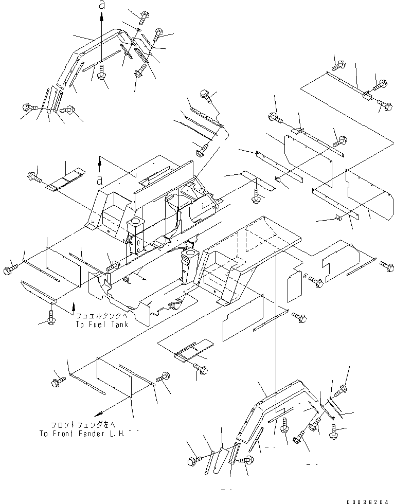 Part 130. MUD GUARD(#A10023-) [M3250-03A0B]