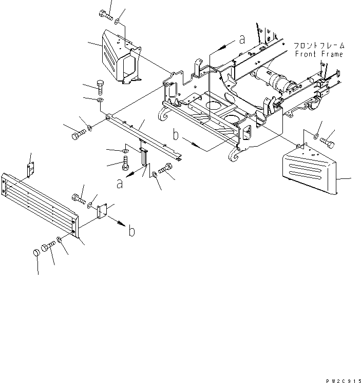 Part 170. FRONT FRAME (BUMPER) [M3410-01A0]