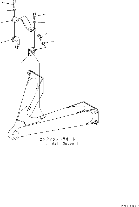 HM350-0E @@2C923@ EAR DRIVE SHAFT GUARD