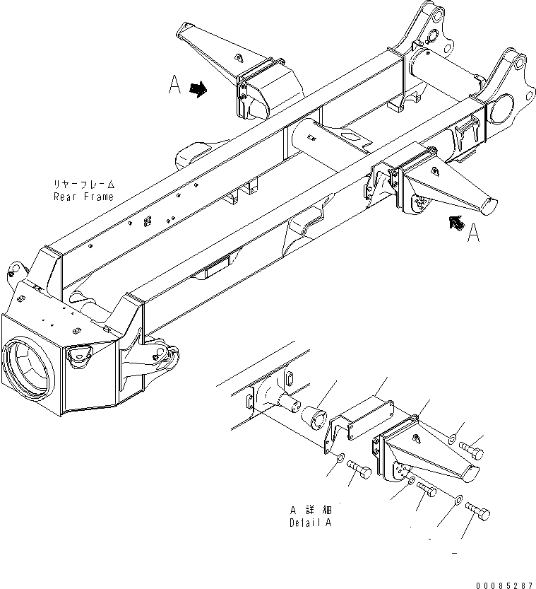 Part 130. REAR SUSPENSION (EQUALIZER BAR MOUNTING PARTS) (FOR NEW TAIL GATE) [S3300-03A2]