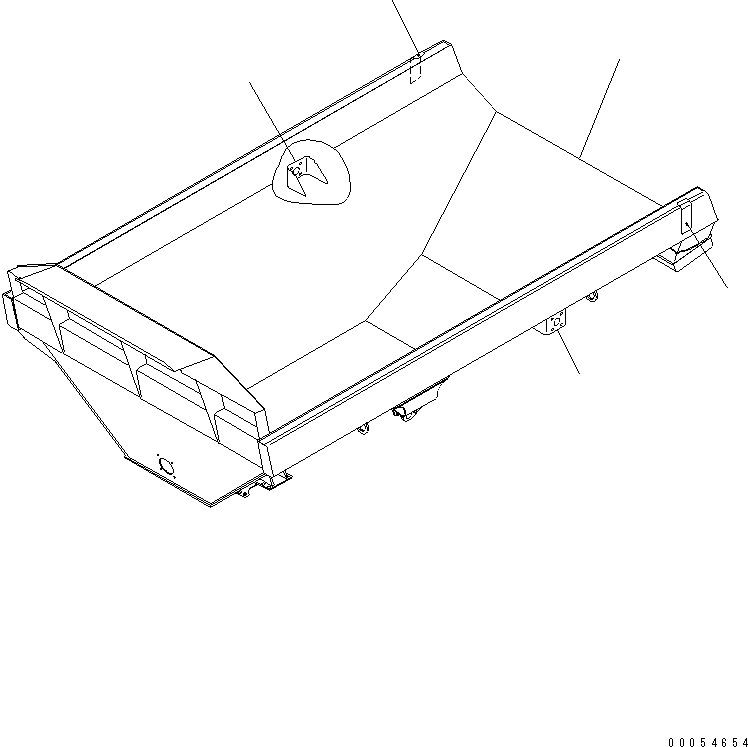 HM350-0E 00054654 ODY (FOR NEW TAIL GATE)