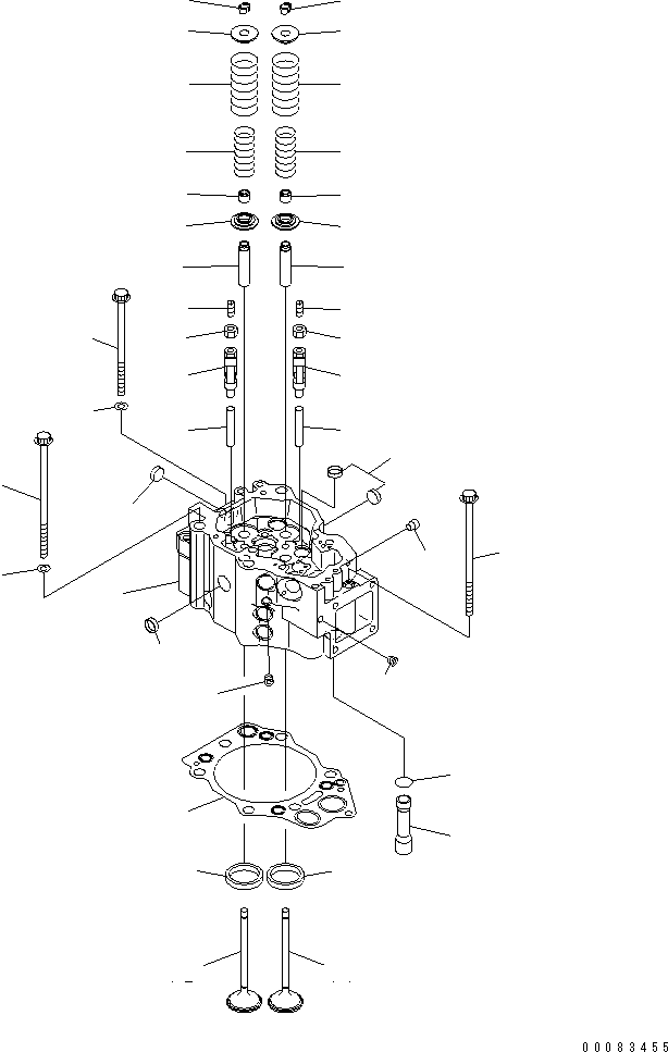 SAA6D04E 00083455 YLINDER HEAD