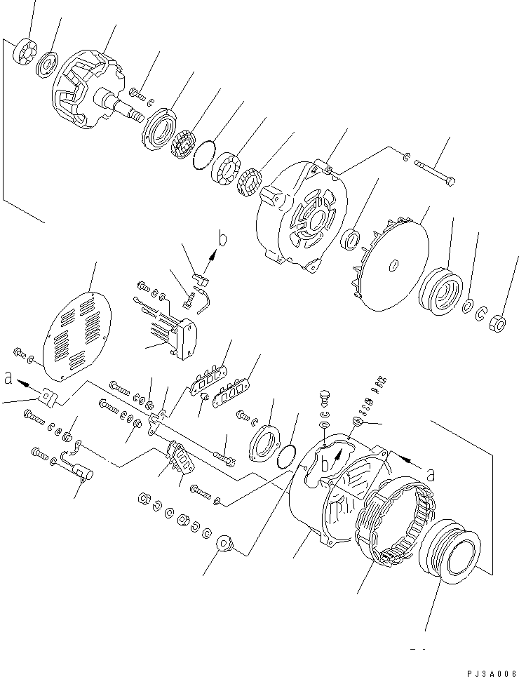 Part 560. ALTERNATOR (75A) (INNER PARTS) [A6010-B4J9]